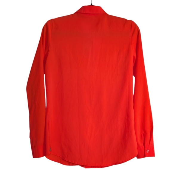 MaIson Scotch  Bright Orange Button-Up Shirt - Picture 2 of 7